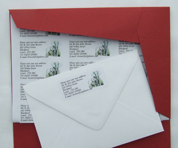 Double Size Self-Adhesive Address Labels